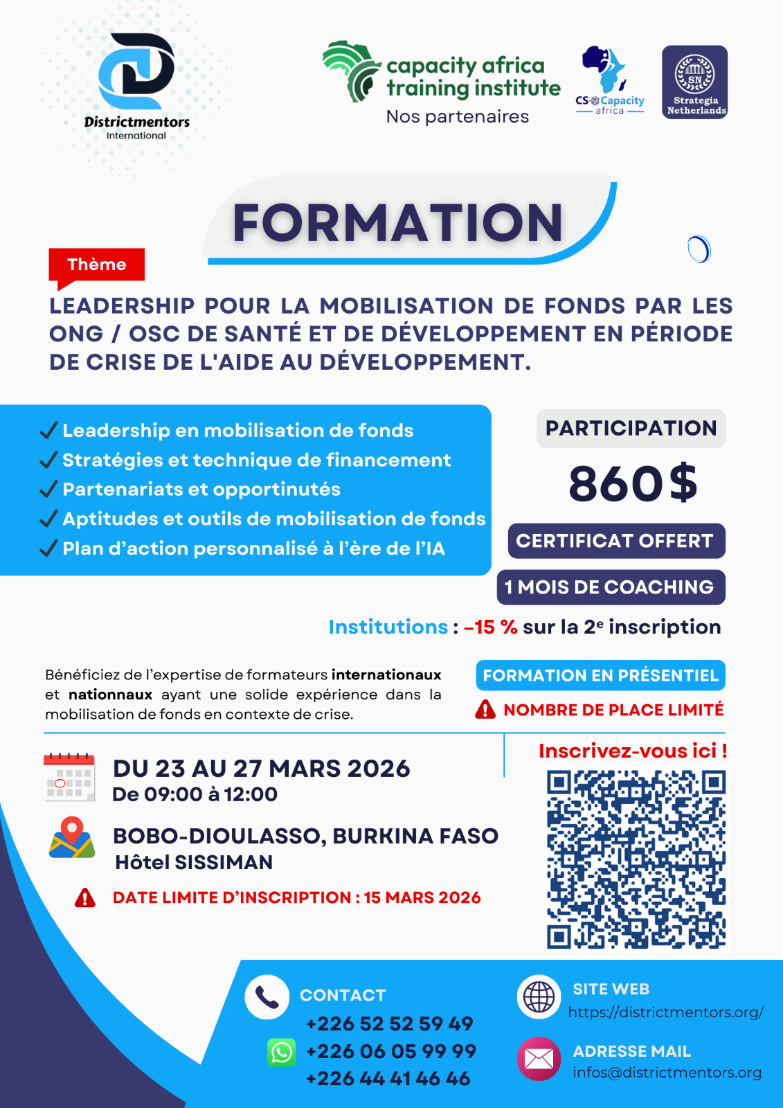 Leadership Training for Fund Mobilization